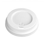 Fiesta Recyclable Coffee Cup Lids White 225ml / 8oz (50 Pack) - Image 2