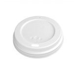 Fiesta Recyclable Coffee Cup Lids White 340ml / 12oz and 455ml / 16oz (50 Pack) - Image 2