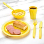 Olympia Kristallon Polypropylene Plates Yellow 230mm (12 Pack) - Image 7