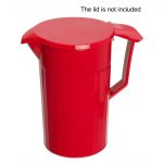 Olympia Kristallon Polypropylene Jug Red 1.4Ltr - Image 3