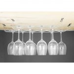 Olympia Wine Glass Rack Chrome 610mm - Image 6
