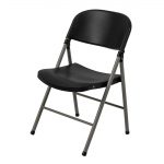 Bolero Foldaway Utility Chairs Black (Pack of 2) - Image 5