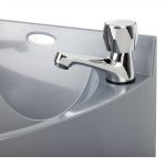 Basix Polycarbonate Hand Wash Basin Grey - Image 5