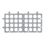 Vogue Plastic Dunnage Floor Rack (2 Pack) - Image 5