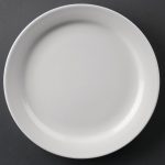 Olympia Athena Narrow Rimmed Plates 165mm (12 Pack)
