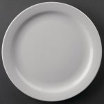 Olympia Athena Narrow Rimmed Plates 226mm (12 Pack)