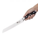 Vogue Tsuki Series 7 Bread Knife Black 19.6cm - Image 5