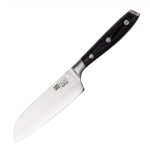 Vogue Tsuki Series 7 Santoku Knife Black 14.3cm