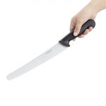 Hygiplas Serrated Pastry Knife Black 25.4cm - Image 2