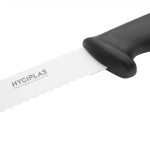 Hygiplas Serrated Pastry Knife Black 25.4cm - Image 3