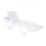 Polypropylene Sun Loungers White (2 Pack) - Image 7