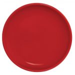 Olympia Cafe Coupe Plates Red 205mm (12 Pack)