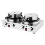 Buffalo Double Round Belgian Waffle Maker - Image 2