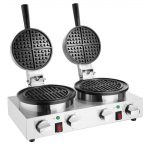 Buffalo Double Round Belgian Waffle Maker - Image 3