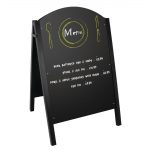 Olympia Metal Framed Pavement Board 1040 x 600mm - Image 2