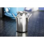 Olympia Stainless Steel Mini Milk Churn Medium 120ml - Image 5