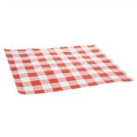 Greaseproof Paper Sheets Red Gingham 250 x 250mm (200 Pack) - Image 5