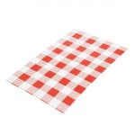 Greaseproof Paper Sheets Red Gingham 190 x 310mm (200 Pack) - Image 2