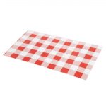 Greaseproof Paper Sheets Red Gingham 190 x 310mm (200 Pack) - Image 3