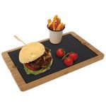 Olympia Smooth Edged Slate Platters 280 x 180mm (2 Pack) - Image 2