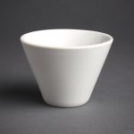 Olympia Whiteware Conical Ramekins White 110mm (6 Pack) - Image 2