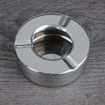 Olympia Stainless Steel Windproof Ashtray 90mm (6 Pack) - Image 2