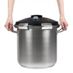 Artame Luna Stainless Steel High Capacity Pressure Cooker 32cm - Image 10
