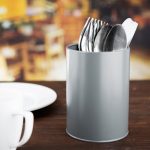 Olympia Galvanised Utensil Tin Grey - Image 4
