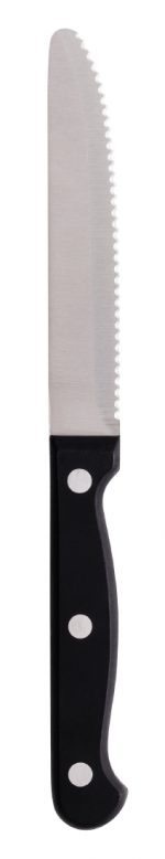 Olympia Taverna Rounded Steak Knives with Black Handles (12 Pack) - Image 4