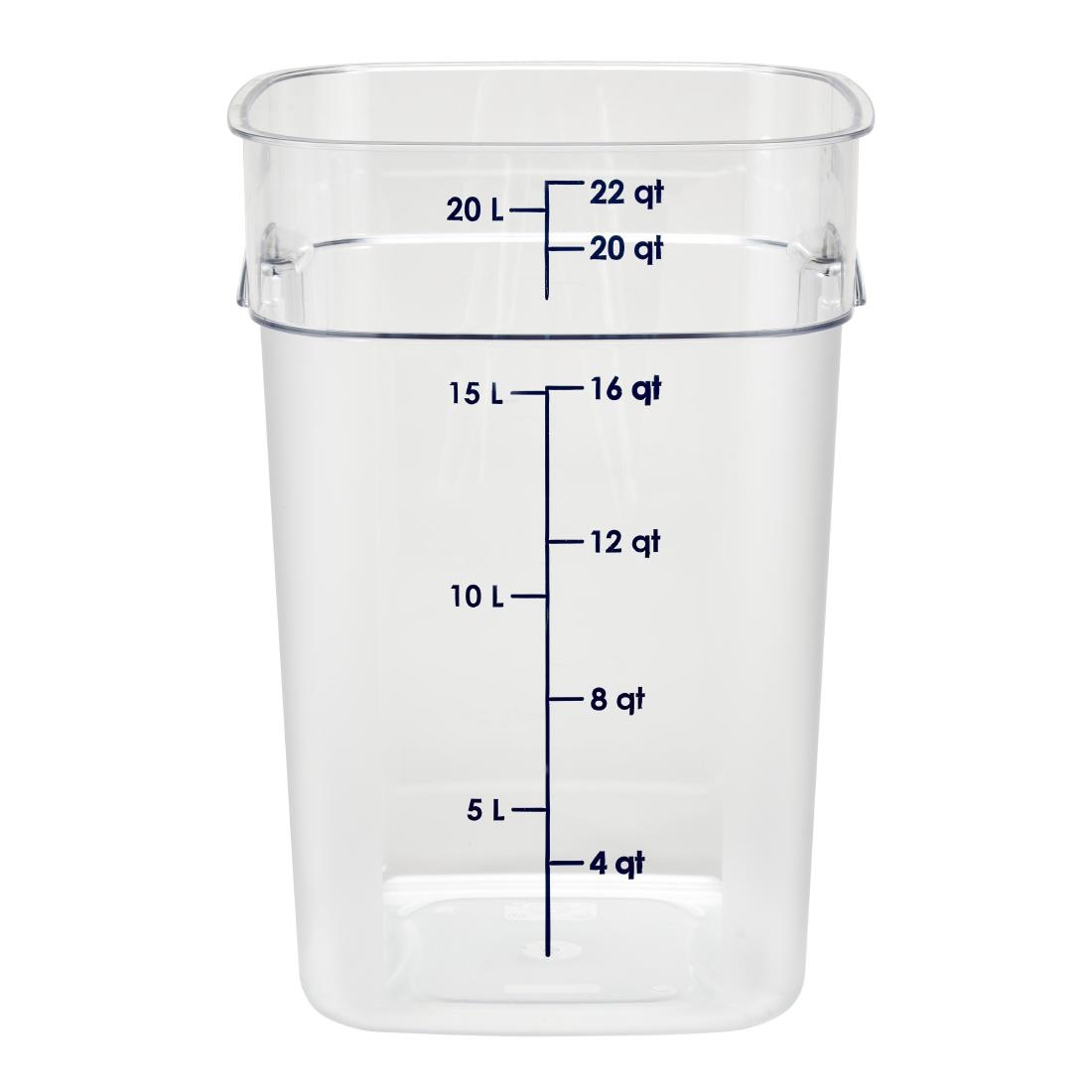 cu142_x5.jpg Cambro FreshPro Camsquare Food Storage Container 20.8Ltr - Image 1