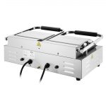 Buffalo Double Contact Grill Flat Base Ribbed Top Plate - Image 7