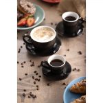 Olympia Cafe Cappuccino Cups Black 340ml (12 Pack) - Image 6