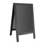 Olympia Pavement Board Black Wooden Frame 500x850mm