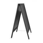 Olympia Pavement Board Black Wooden Frame 500x850mm - Image 2