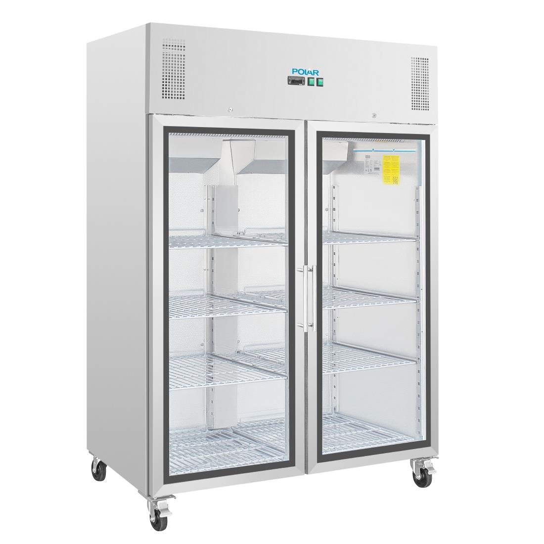 cw198_upd24-1.jpg Polar G-Series Upright Double Door Gastro Display Fridge 1200Ltr - Image 1