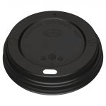 Fiesta Recyclable Coffee Cup Lids Black 340ml / 12oz & 455ml / 16oz (1000 Pack)