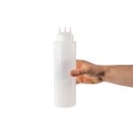 Vogue Clear 3 Nozzle Squeeze Bottle 36oz - Image 4