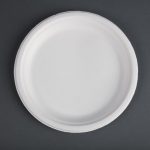 Fiesta Compostable Bagasse Plates Round 260mm (50 Pack)