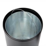 Bolero Bullet Bin with Open Top Lid Black 40Ltr - Image 4