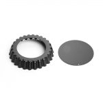 Vogue Non-Stick Mini Quiche Tin With Removable Base 100mm (3 Pack) - Image 2