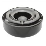 Beaumont Windproof Melamine Ashtray Black146mm