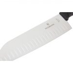Victorinox Fluted Santoku Knife Black 17cm - Image 4