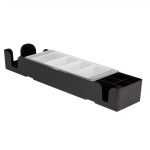 Beaumont 4 Compartment Condiment Holder with Napkin Dispenser Black - Image 4