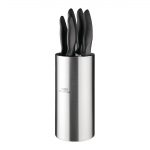 Nisbets Essentials 5-Piece Knife Set with Block