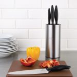 Nisbets Essentials 5-Piece Knife Set with Block - Image 2