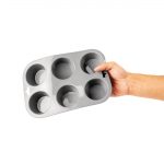 Vogue Flexible Silicone Muffin Pan 6 Cup - Image 5