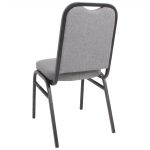 Bolero Square Back Banquet Chairs Black & Grey (Pack of 4) - Image 10