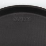 Cambro Treadlite Fibreglass Round Non-Slip Tray Black 355mm - Image 3