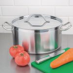 Nisbets Essentials Stainless Steel Stew Pot with Lid  32cm - Image 4