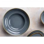 Olympia Kiln Pasta Bowls Ocean 250mm (4 Pack) - Image 6